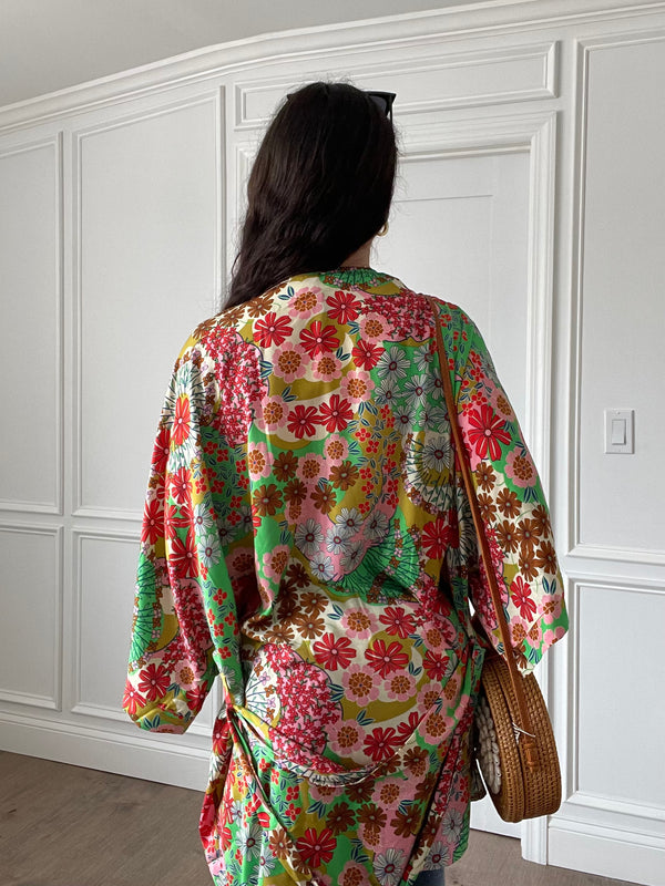 Gardenia Floral Kimono
