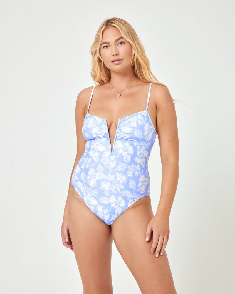 L*Space | Eco Chic Econyl® Roxanne One Piece Swimsuit Bali Blooms FINAL SALE