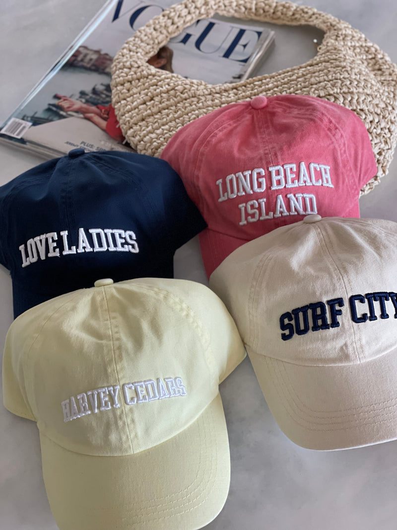 Long Beach Island Baseball Hat | Coral