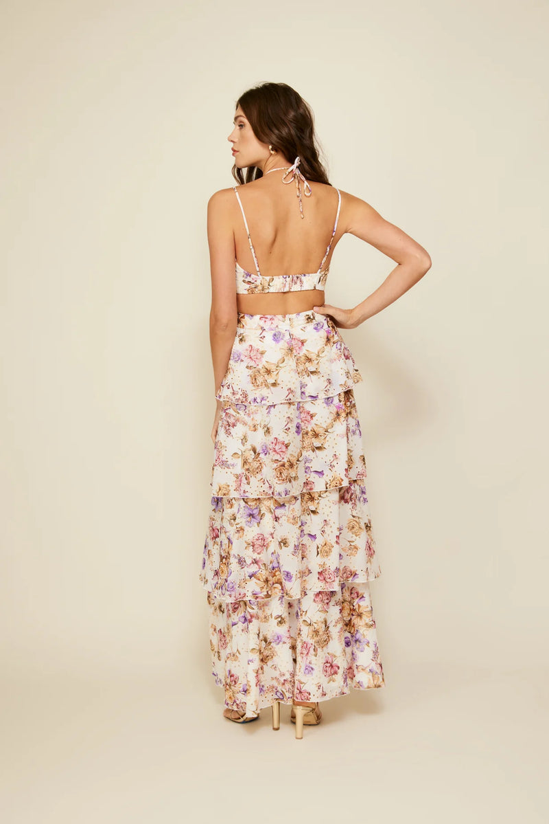 FINAL SALE Line & Dot | Floret Maxi Dress