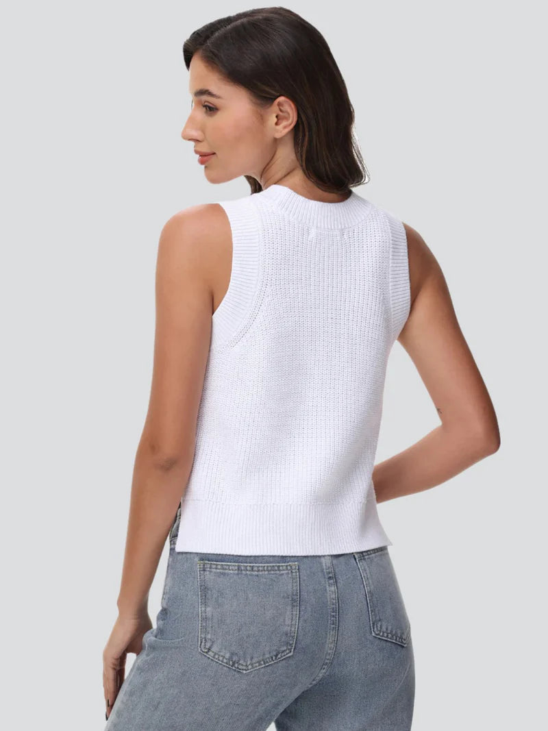 525 | Demi High Crew Neck Tank Top