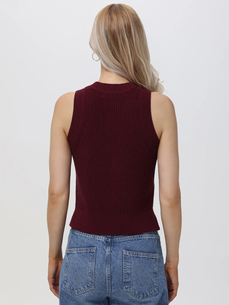 525 | Demi High Crew Neck Tank Top