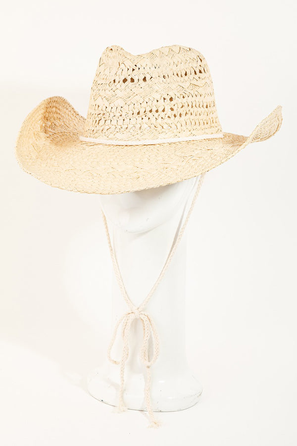 Vida Straw Weave Cowboy Hat