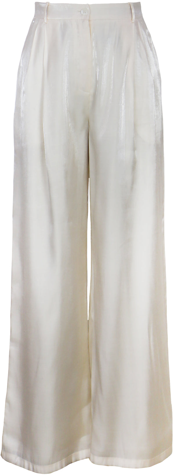 Brylie Pleated Pants | Pearl