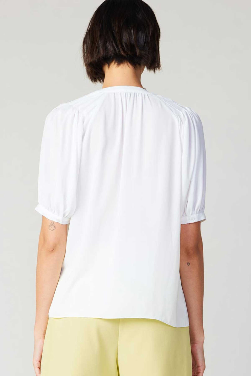 Reaha Short Sleeve Top | White