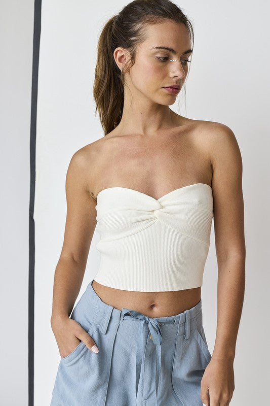 Stella Strapless Knit Top