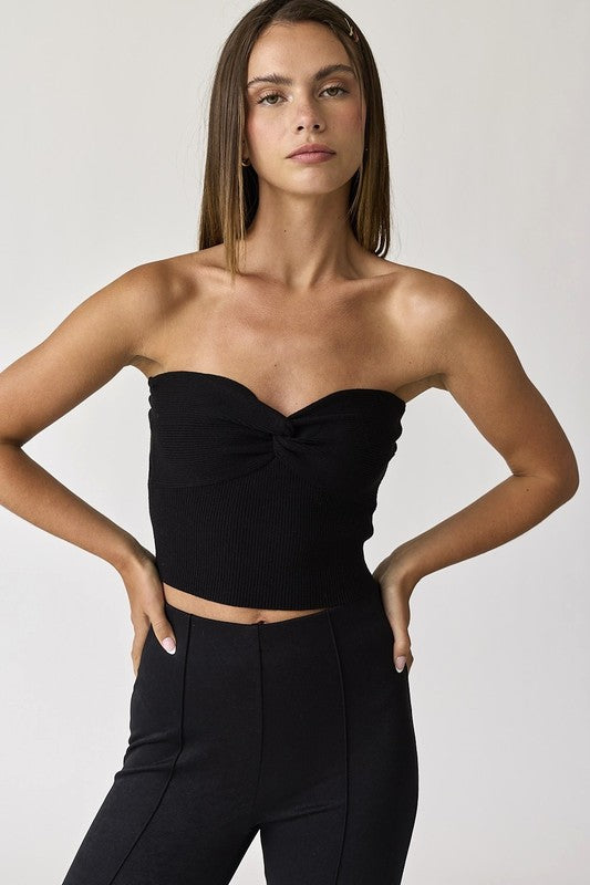 Stella Strapless Knit Top