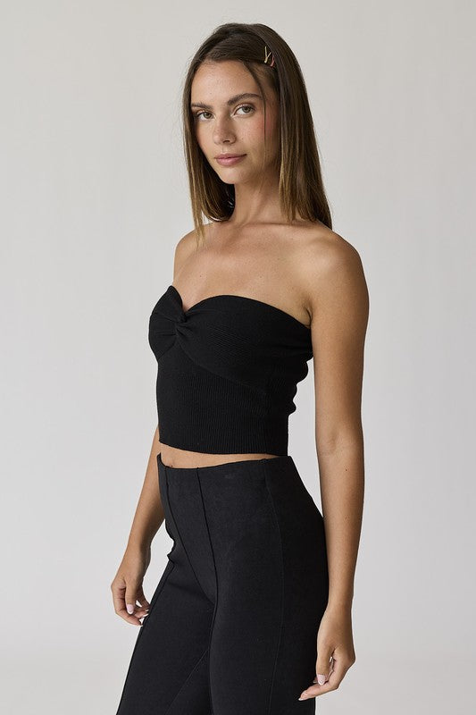 Stella Strapless Knit Top