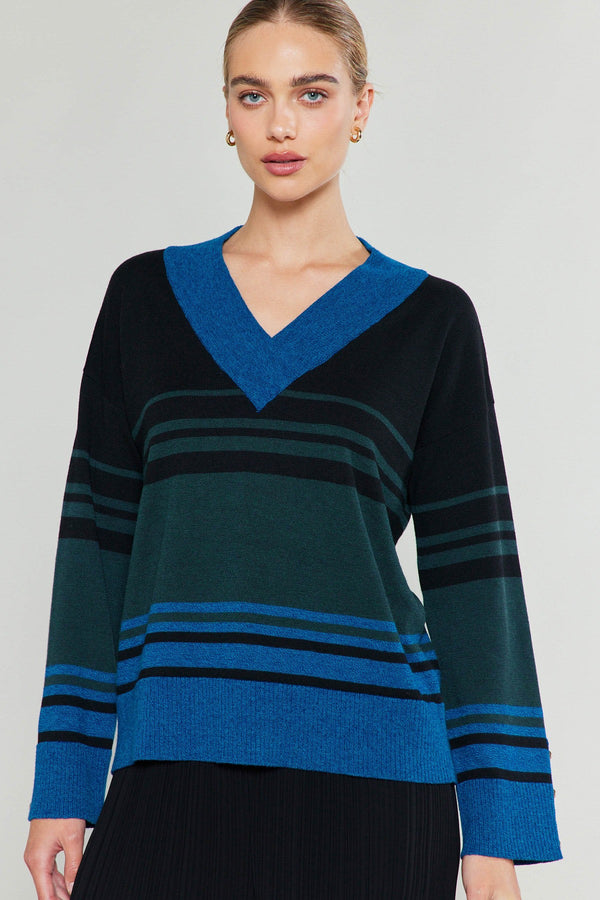 Current Air Marcia Striped Sweater