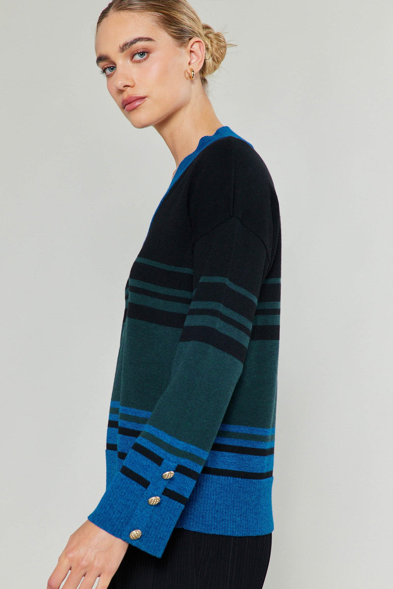 Current Air Marcia Striped Sweater