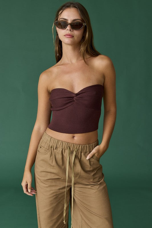 Stella Strapless Knit Top