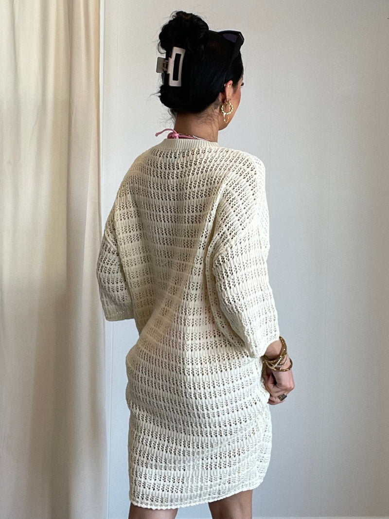 FINAL SALE Erica Tunic Sweater | Cream