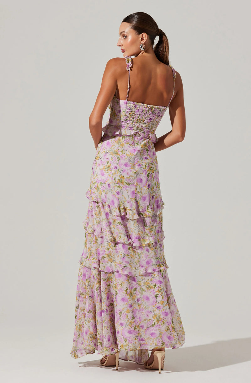 ASTR the Label | Olina Maxi Dress | Purple Floral