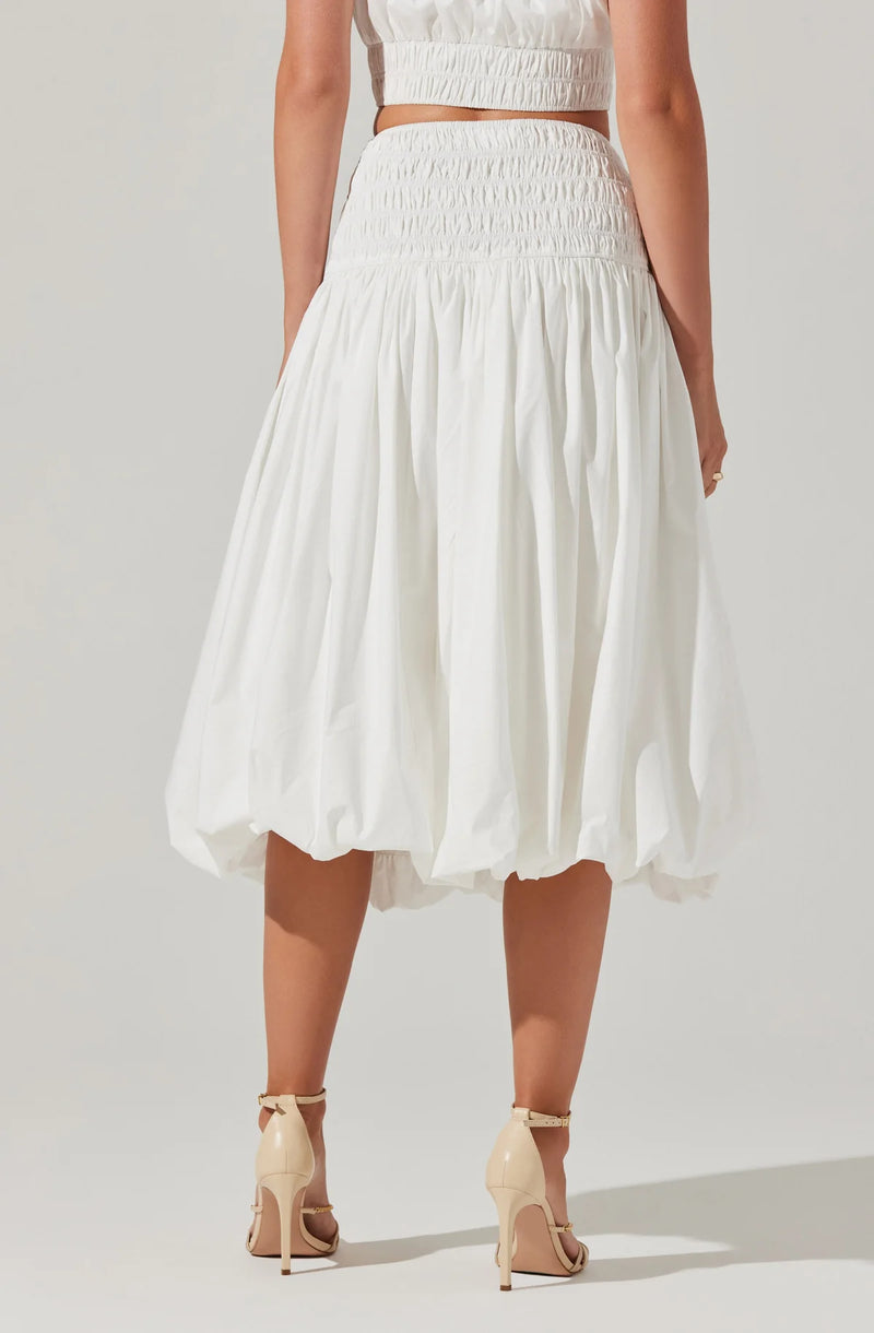 FINAL SALE ASTR the Label | ALANI BUBBLE HEM MIDI SKIRT