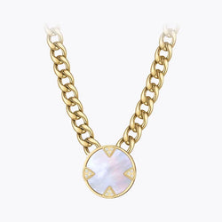 Harrah Geometric Sparkle Necklace | Gold