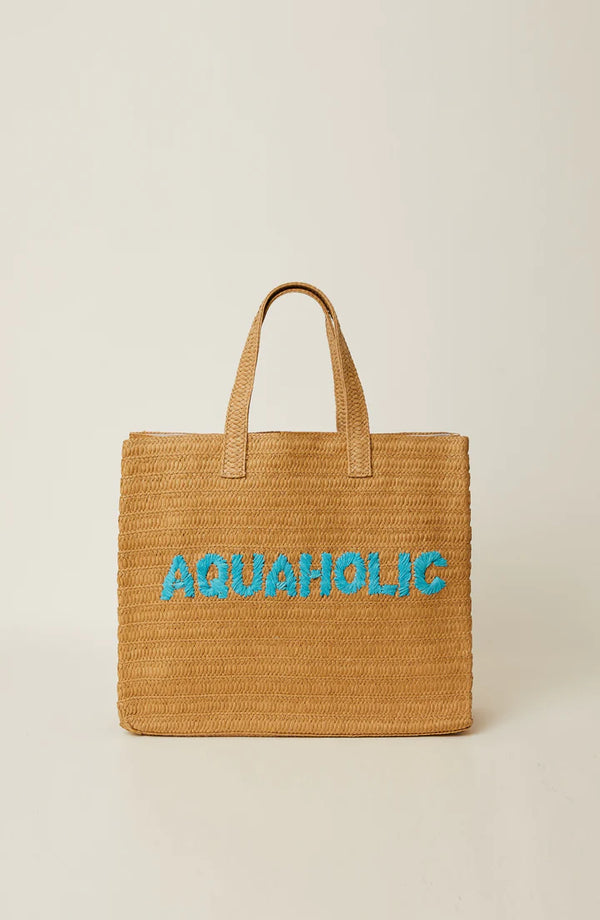 Aquaholic Tote Bag | Sand Turquoise
