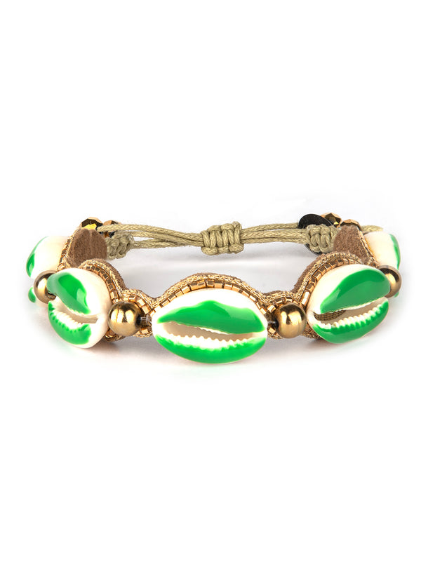 Anise Shell Bracelet | Green