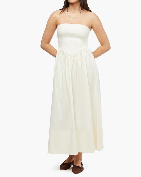 WeWoreWhat | Corset Maxi Dress Antique White