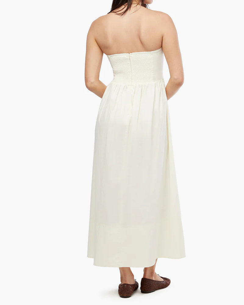 WeWoreWhat | Corset Maxi Dress Antique White