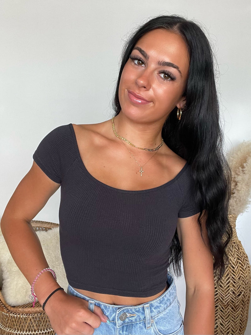 Jamie Seamless Off the Shoulder Top