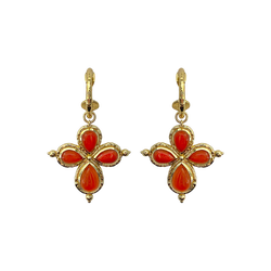 Mountain and Moon | Rosalie Earrings | Red Onyx