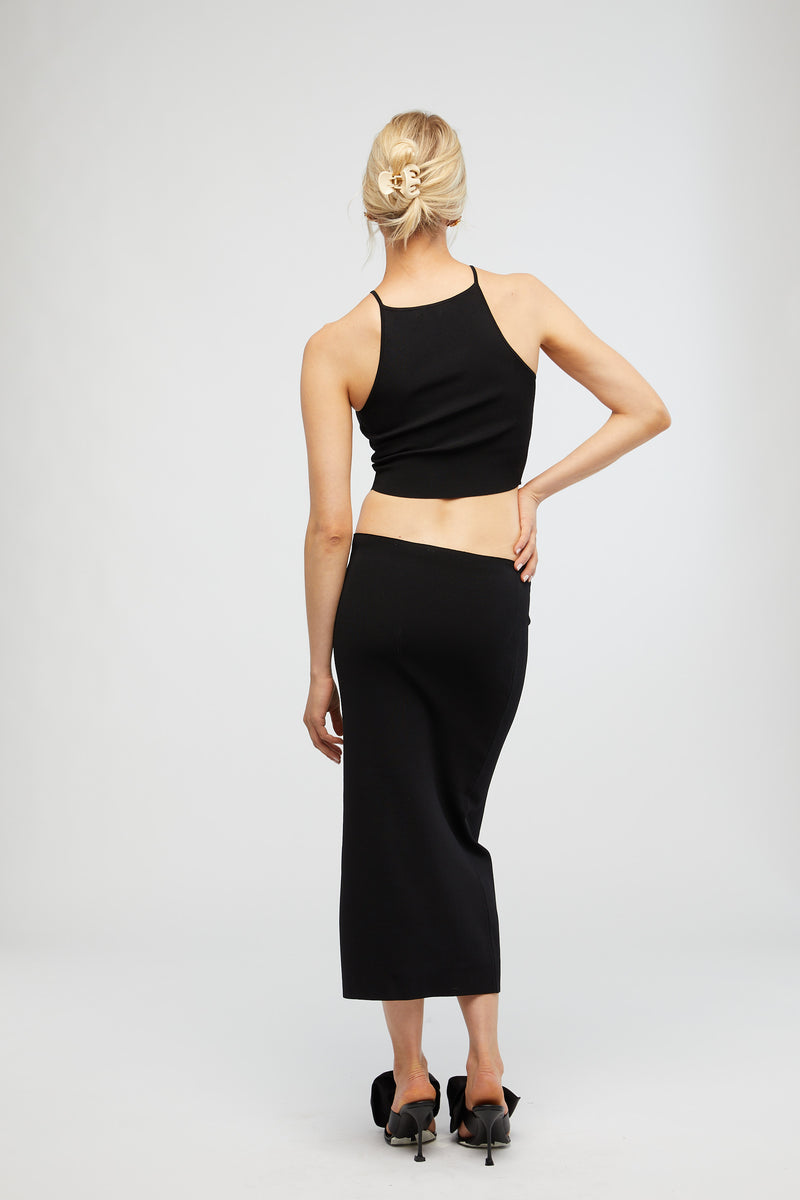 WeWoreWhat | V Cropped Rib Tank FINAL SALE