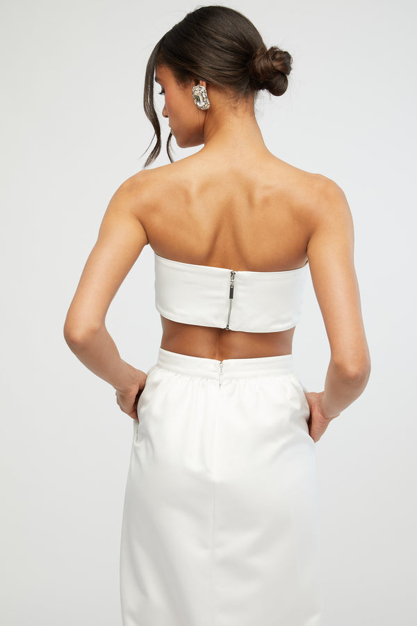 WeWoreWhat | Bandeau Top White