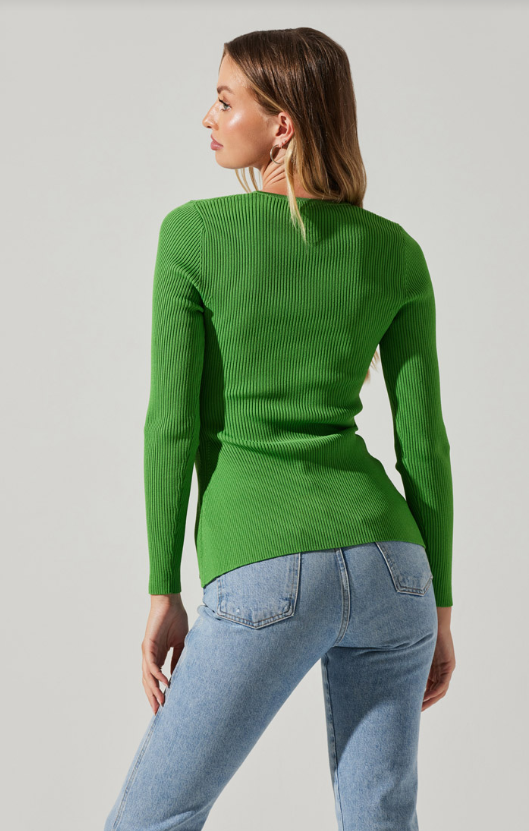 ASTR the Label | Ansen Sweater | Bright Green
