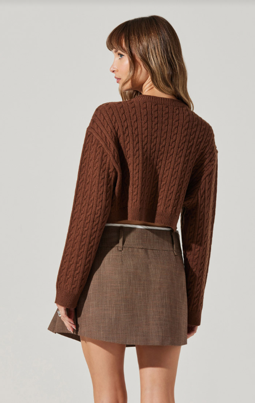 ASTR the Label | Sebille Sweater | Brown