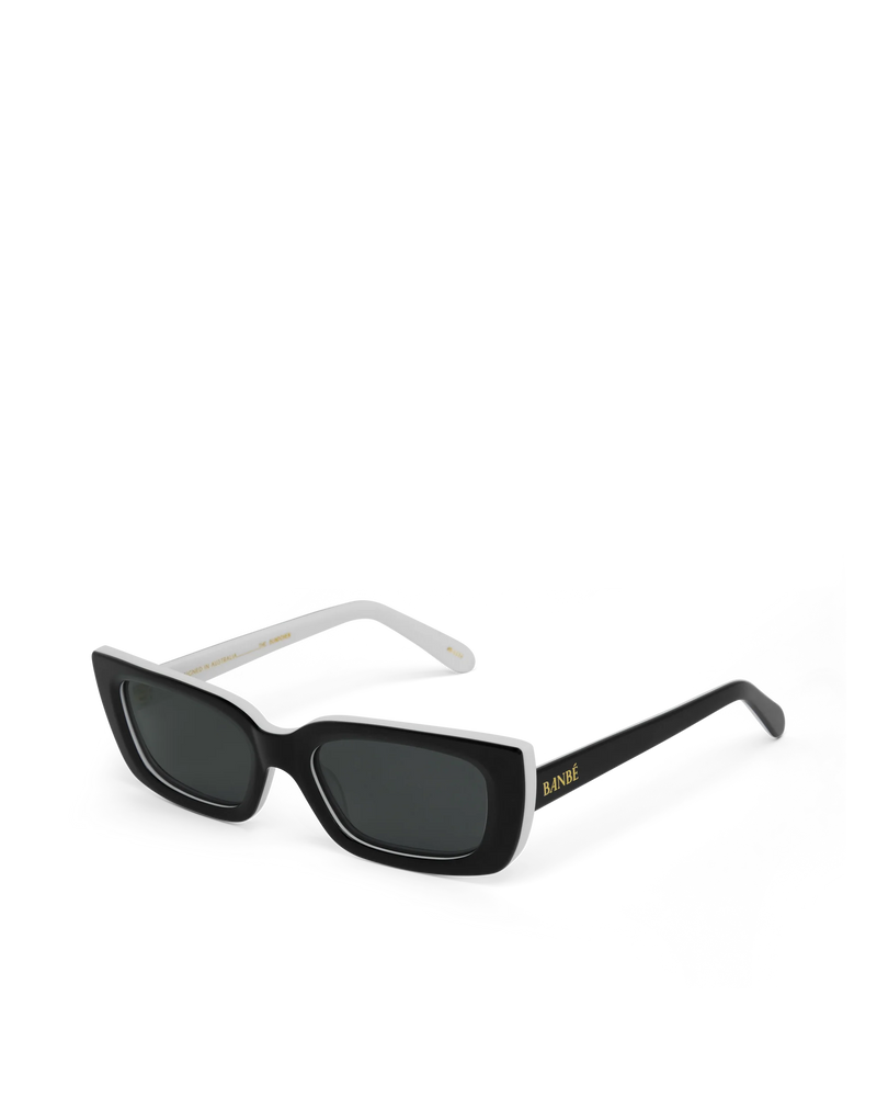 Banbe | The Bundchen Sunglasses | Black Cream Ink