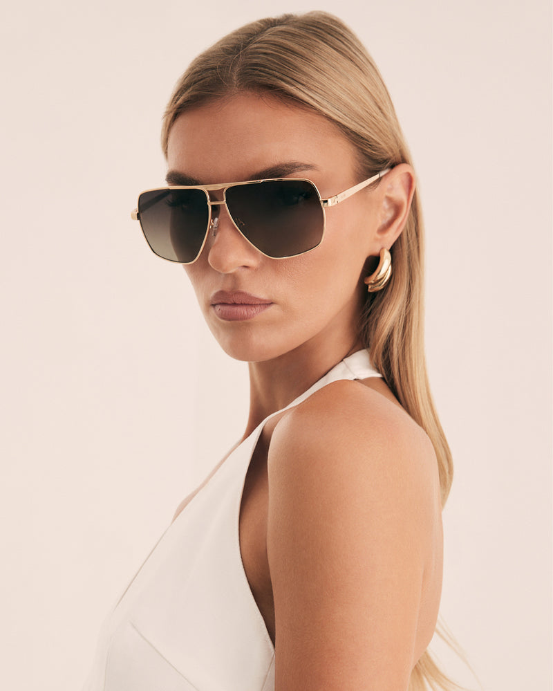 Banbe | The Grace  Polarized Sunglasses | Gold Taupe