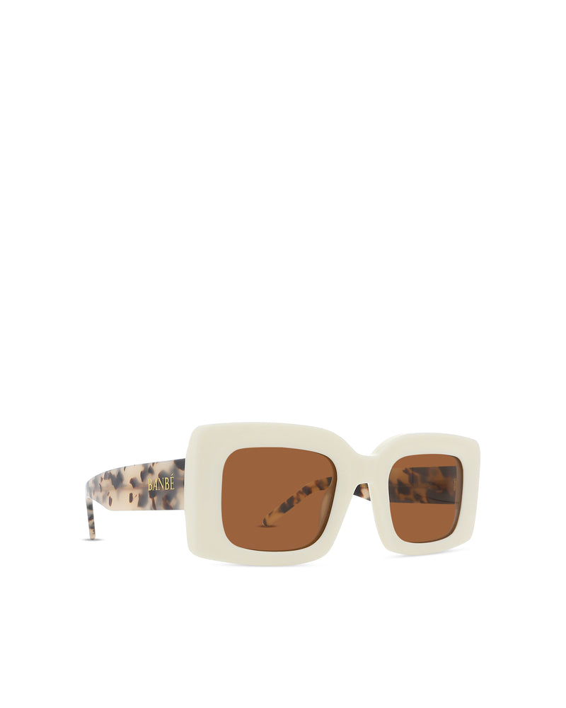 Banbe | The Kendall Sunglasses | Ivory Blonde Tort