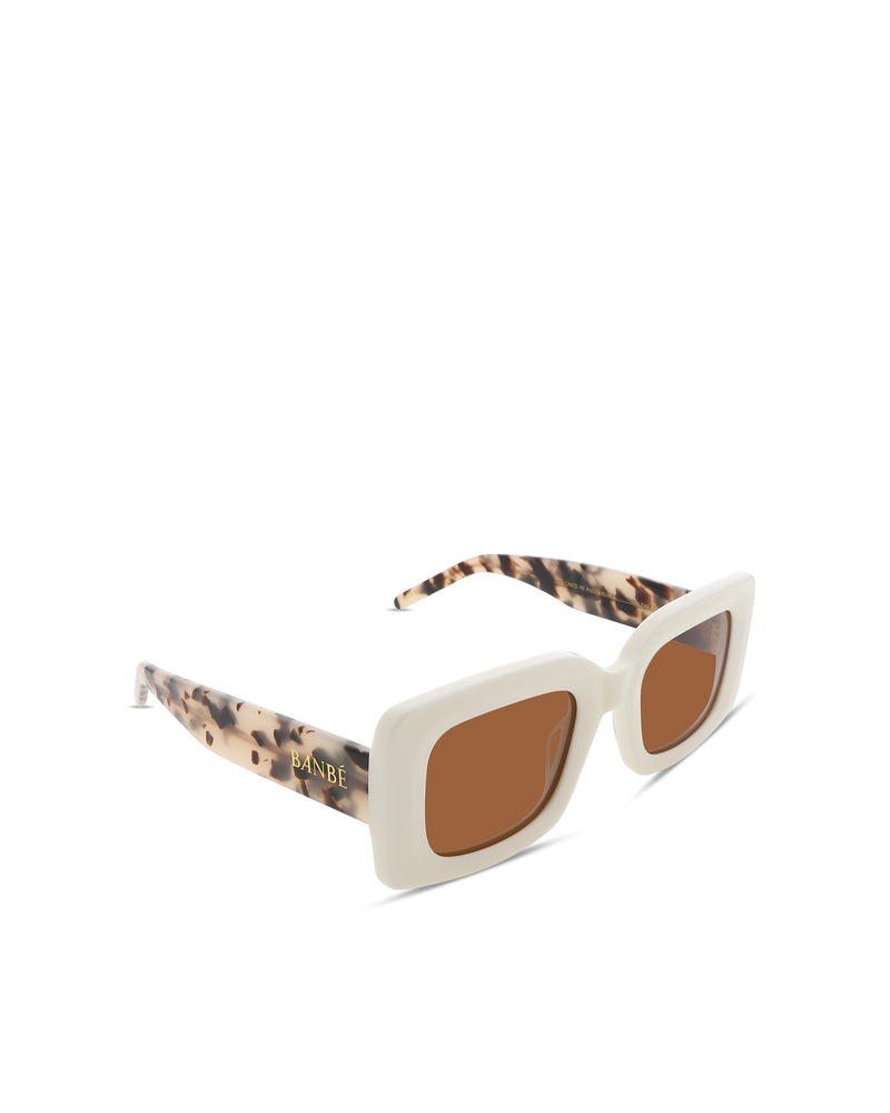 Banbe | The Kendall Sunglasses | Ivory Blonde Tort