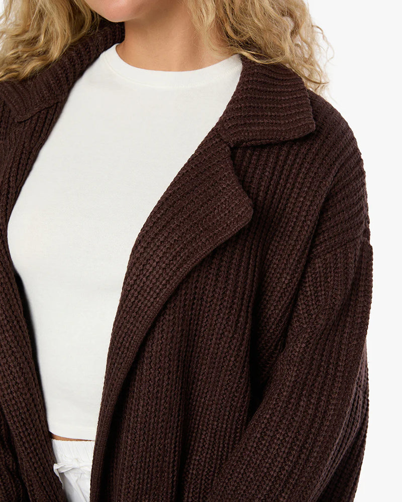 WeWoreWhat | Coatigan Sweater | Brown