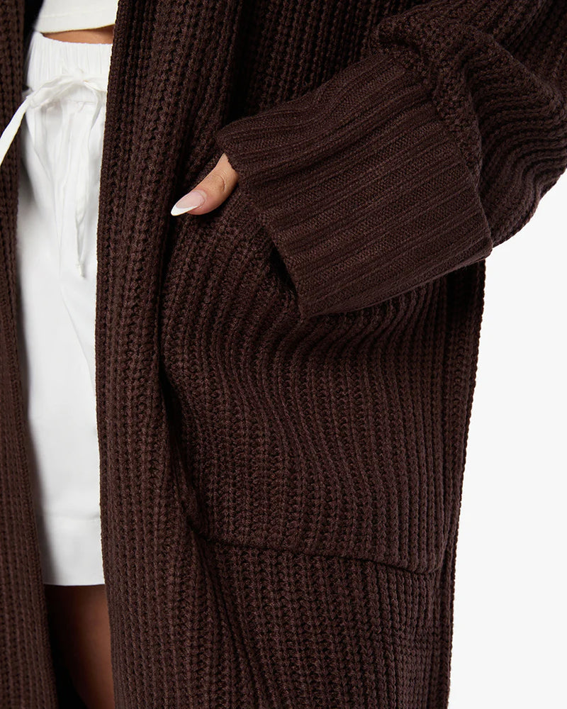 WeWoreWhat | Coatigan Sweater | Brown