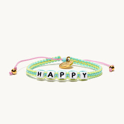 Little Words Project | Happy Woven Bracelet