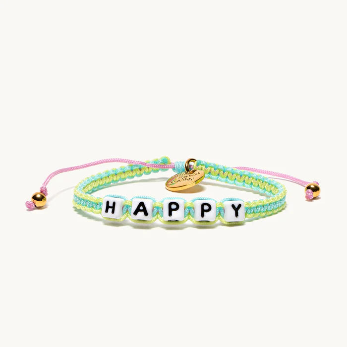 Little Words Project | Happy Woven Bracelet