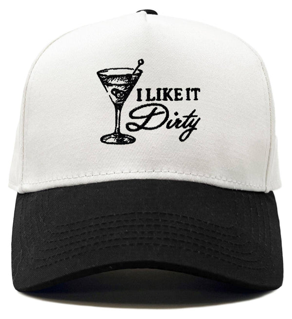 I Like it Dirty Two-Tone Hat | Black & White
