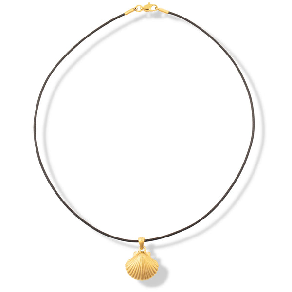 Ellie Vail | Harbor Shell Pendant Cord Necklace