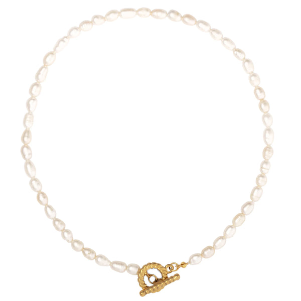 Ellie Vail | Miki Pearl Toggle Necklace