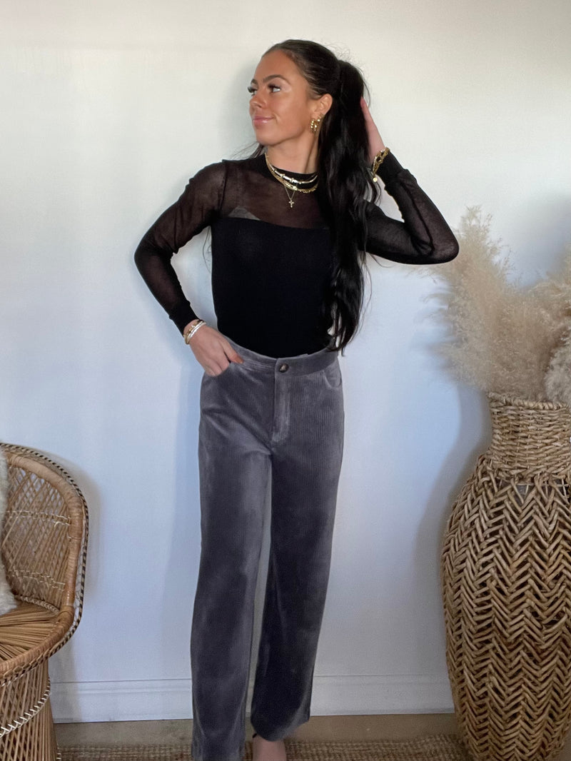Lexxa Knit Long Sleeve Top | Black FINAL SALE