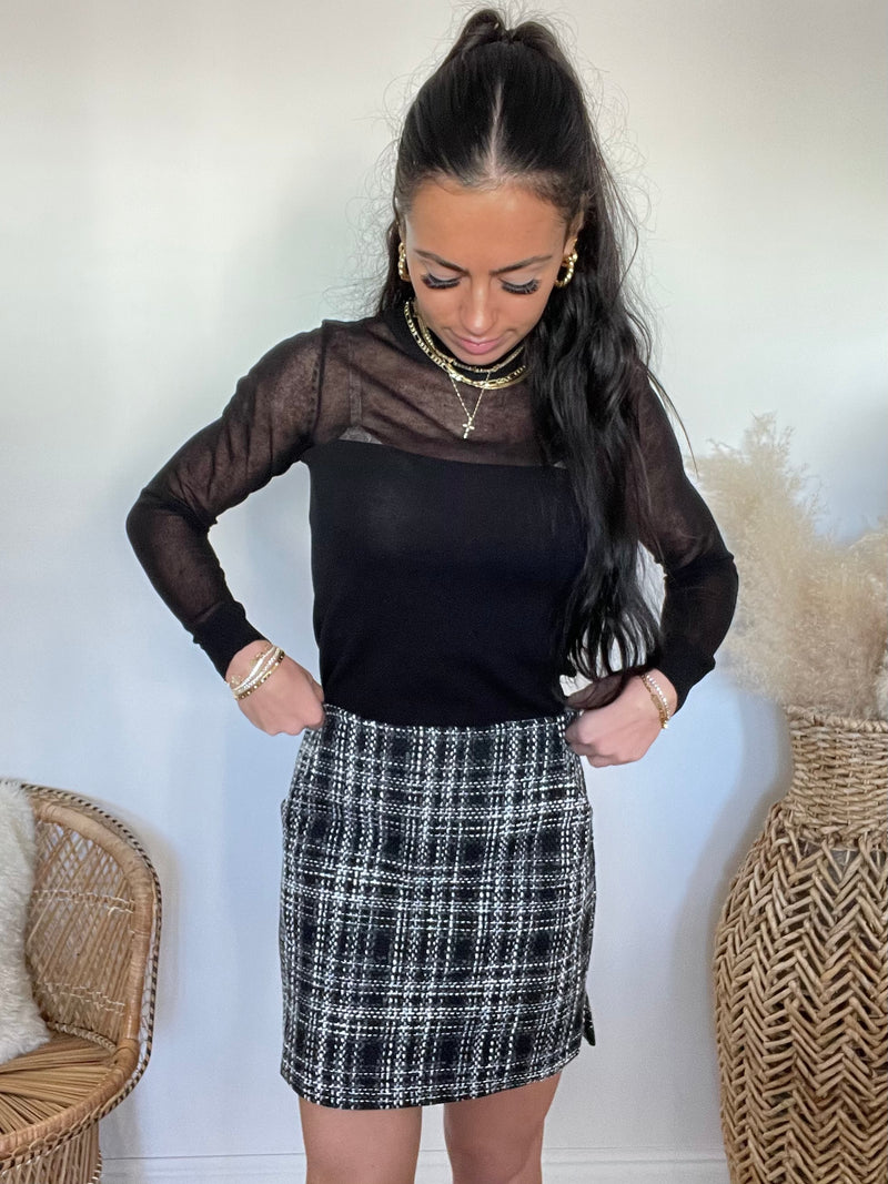 Iman Plaid Mini Skirt | FINAL SALE