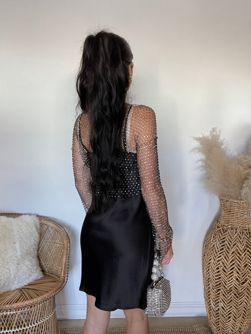 Jewel Mini Dress | Black