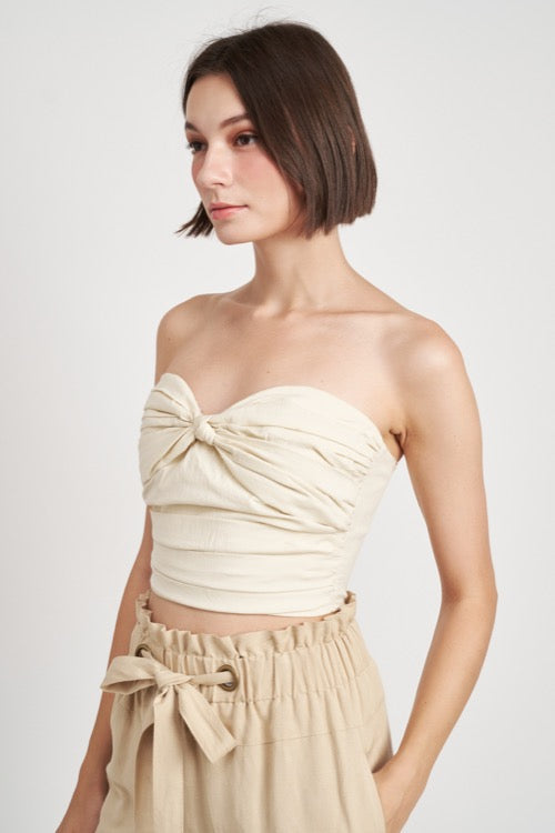 Descano Knotted Tube Top | FINAL SALE