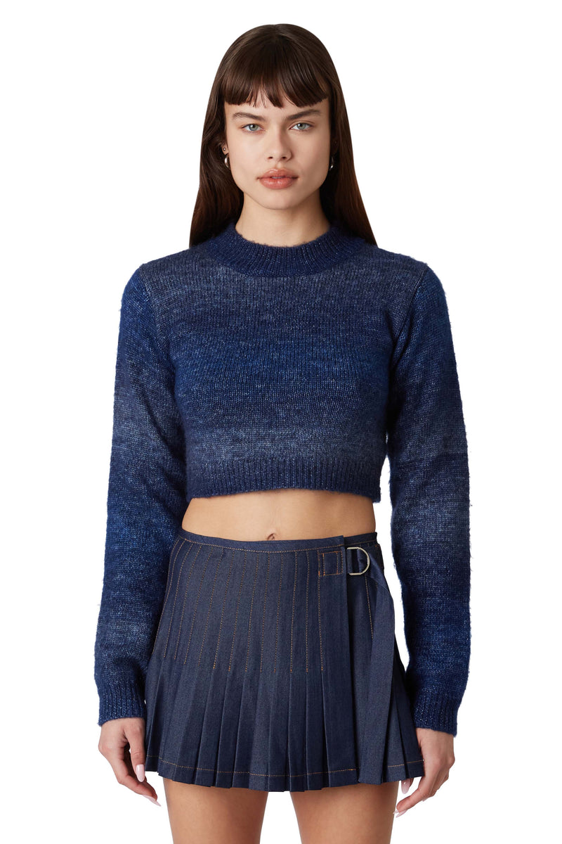 Aspen Ombre Sweater | Denim Blue