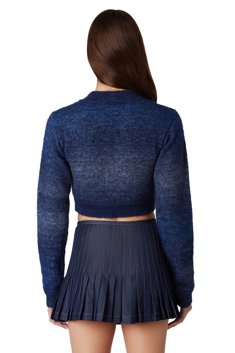 Aspen Ombre Sweater | Denim Blue