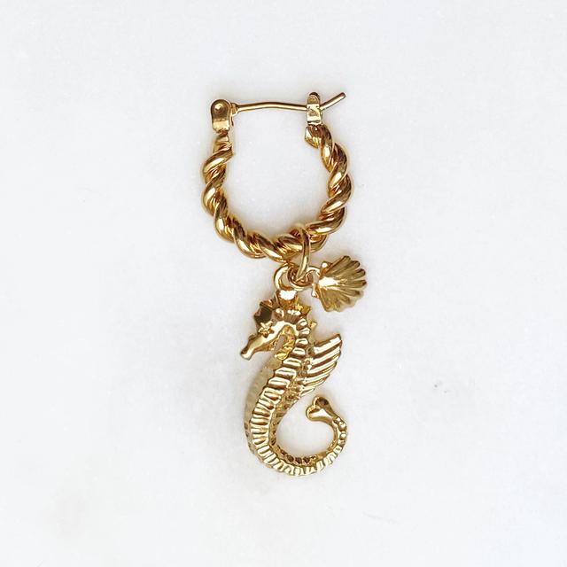 Twisted Seahorse Earrings | By Nouck