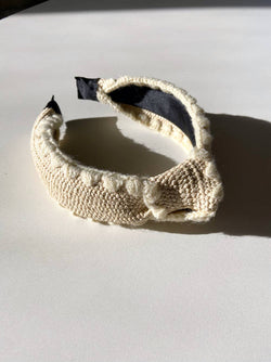 Crochet Straw Knotted Headband | Western
