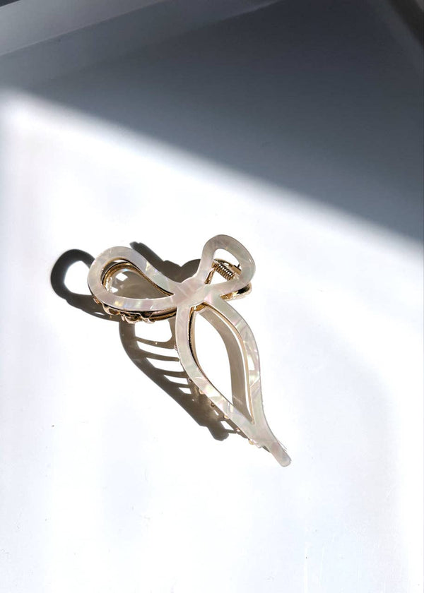 Ballet Bow Acetate Claw Clip | Eco-Friendly