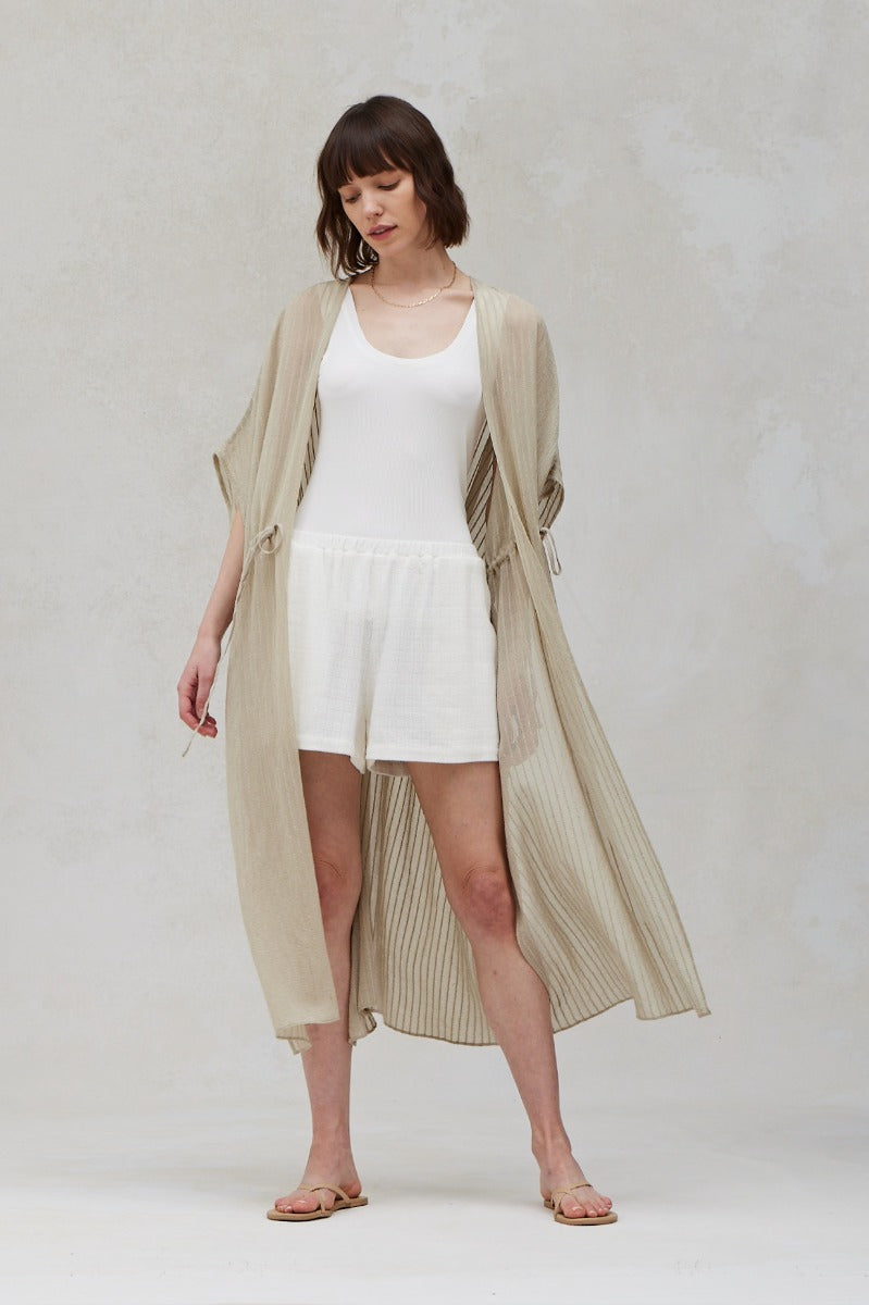 Breezy Striped Cover-Up